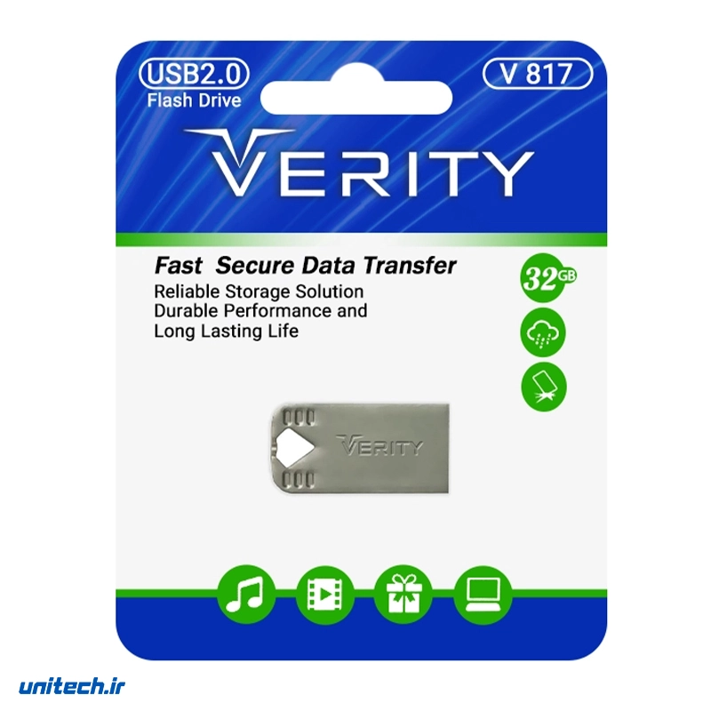 فلش مموری وریتی مدل 817 ظرفیت 32 گیگابایت1